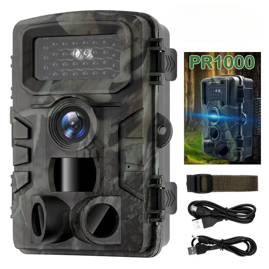 Caméra de Chasse Nocturne PR700 - 36MP avec Vision Infrarouge et Détection Rapide