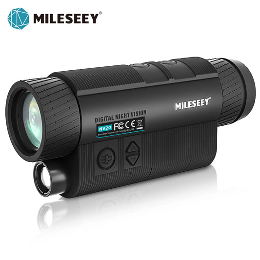 Jumelles Vision Nocturne Avancée avec MILESEEY NV20 Télémètre Intégré pour Chasse et Observation