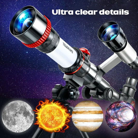 Télescope Astronomique Puissant Monoculaire HD pour Observation Lunaire et Planétaire