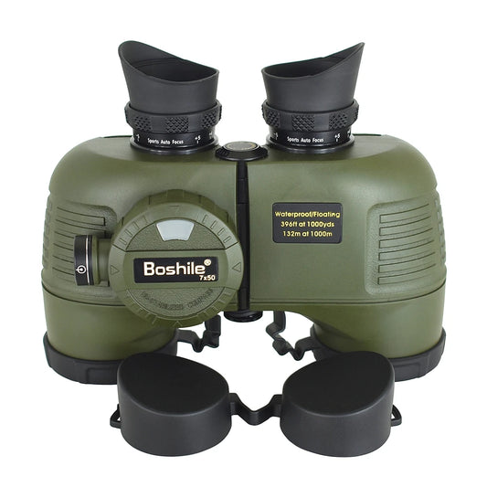 Jumelles Marines 7x50 avec Compas, Étanches et Auto Focus