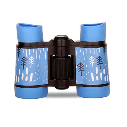 Jumelles Enfant Colorées 4X30mm Résistantes et Légères pour Exploration Nature