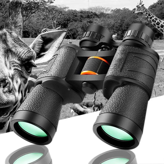 Jumelles 20x50 Professionnelles Étanches avec Prisme BAK4 pour Observation Longue Distance