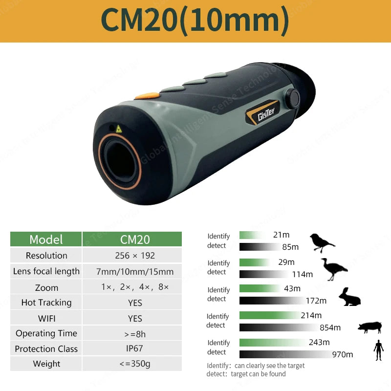 Caméra Thermique Monoculaire pour Chasse et Observation Nocturne