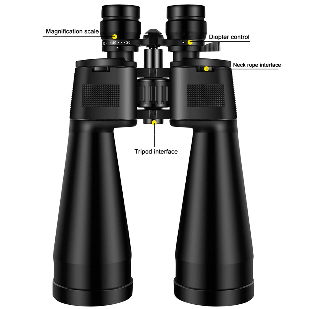 Jumelles Haute Précision 20-60x70 pour Chasse et Astronomie