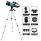 Télescope Réfracteur 150X avec Objectif 70mm et Support Smartphone