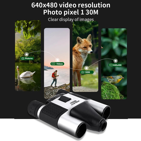 Jumelles Numériques 10x Zoom avec Capteur CMOS et Enregistrement Vidéo