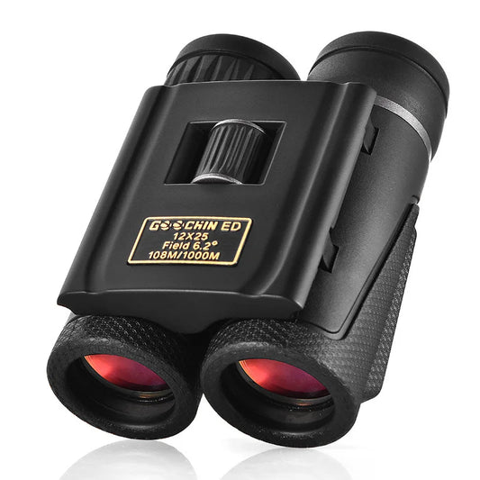 Jumelles Compactes 12x25 ED pour Observation Extérieure Polyvalente