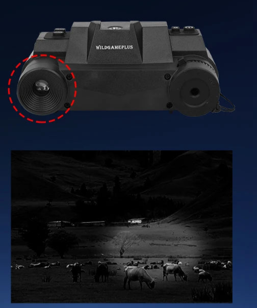Jumelles Vision Nocturne HD pour Observation Nocturne et Activités Tactiques