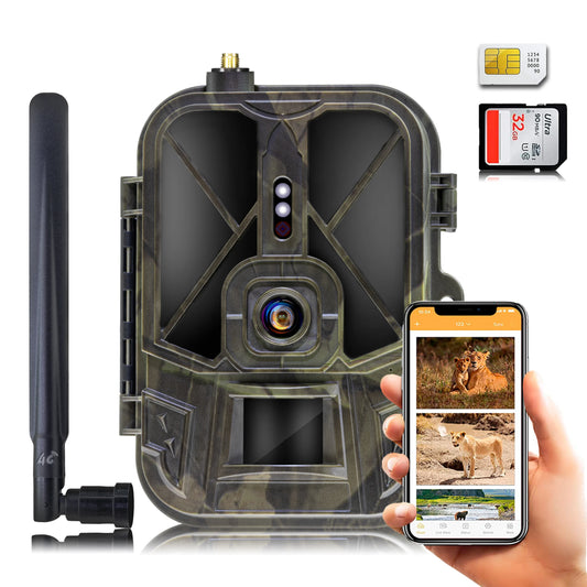 Caméra de Chasse à Vision Nocturne 4G HC940 PRO-LI avec Contrôle App et Batterie Longue Durée