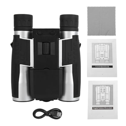 Jumelles HD Multifonctionnelles avec Caméra Numérique et Écran 2 Pouces