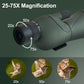 Télescope Monoculaire 25-75x60 avec Zoom Puissant et Étanchéité IPX4