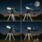 Télescope Astronomique F40040M Haute Puissance 40x40mm pour Observation Nocturne