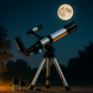 Télescope Astronomique F40040M Haute Puissance 40x40mm pour Observation Nocturne