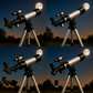 Télescope Astronomique F40040M Haute Puissance 40x40mm pour Observation Nocturne