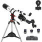 Télescope Astronomique Haute Puissance avec Large Ouverture et Trépied Stable