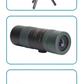 Monoculaire HD 4K BAK4 : Zoom 10-30x, Étanche et Stabilité Avancée