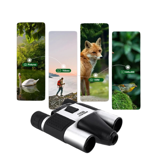 Jumelles Numériques 10x Zoom avec Capteur CMOS et Enregistrement Vidéo