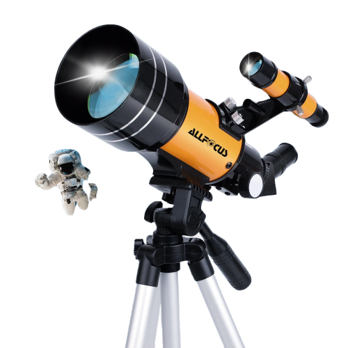 Télescope Réfracteur 150X avec Objectif 70mm et Support Smartphone