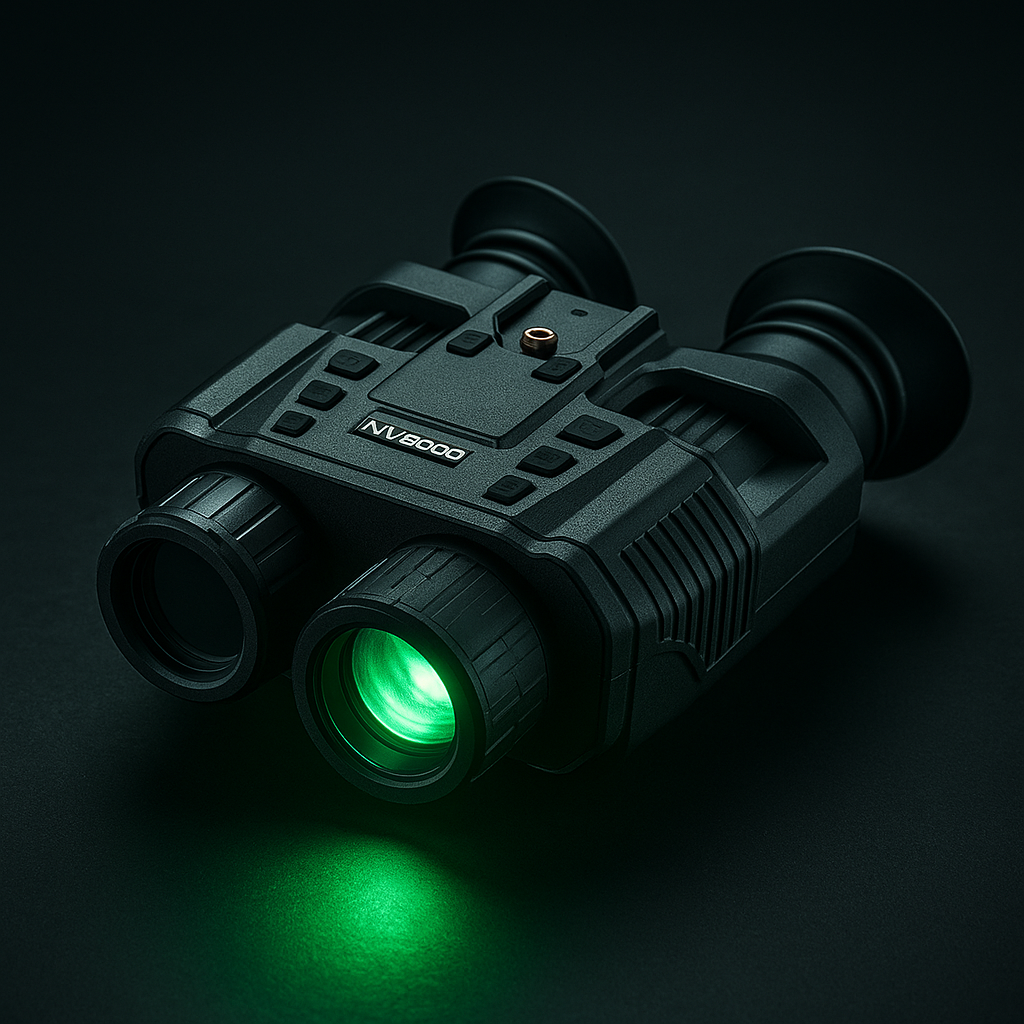 Jumelles NV8000 Vision Nocturne Professionnelles – Caméra HD 1080P, Zoom Optique & Infrarouge Haute Portée