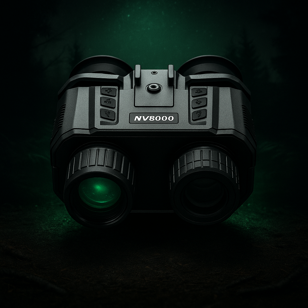 Jumelles NV8000 Vision Nocturne Professionnelles – Caméra HD 1080P, Zoom Optique & Infrarouge Haute Portée